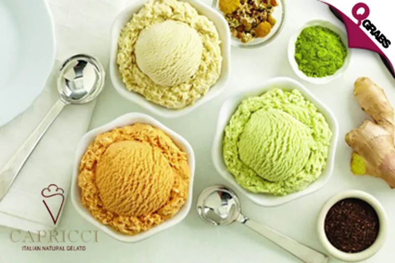 From QR45, Enjoy Natural Gelato OR Italian Cakes OR Learn the Art of Making Italian Desserts with a Session at Capricci! (Up to QR180 Value)